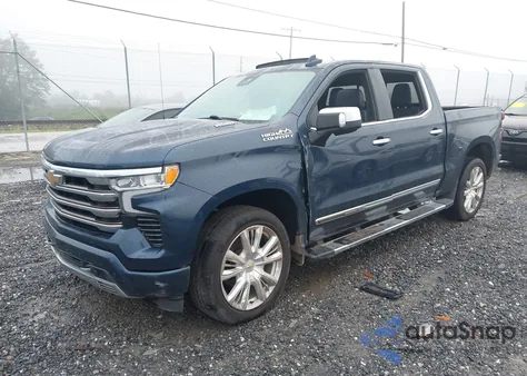 2022 Chevrolet Silverado 1500 4Wd Short Bed High Country from USA, damaged, VIN 3GCUDJET1NG668701